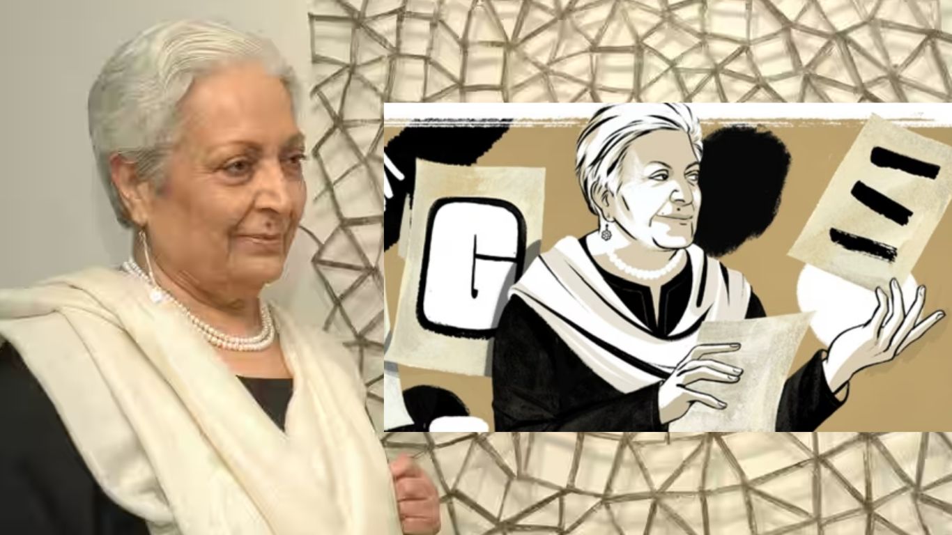 Google Doodle Honors Zarina Hashmi, Celebrating the Life and Artistic Legacy of the Renowned Artist